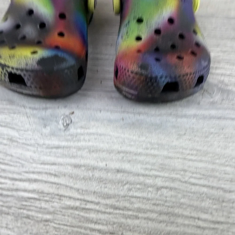 Crocs Classic Solarized Multicolor Toddler Clog Size C 6 Tie Dye